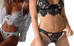 ensembles dentelle bustier et tanga
