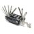16 In 1 Carbon Steel Wrench Screwdriver Tools Bicycle Repairing Multifunction Tool Black Silver – black silver