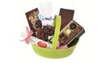 Chocolaterie du Luxembourg: Panier garni Spécial Pâques et 5 sachets de fritures en Chocolat