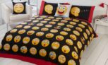 Set housse de couette réversible Emoji
