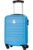 VALISE CABINE FORMAT « LOW COST » RIGIDE 4 ROUES BLEU HALIFAX