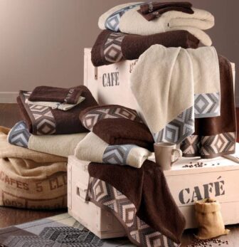 LINGE DE TOILETTE CAFÉ CARAMEL