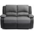 Fauteuil relax simili et tissu HELENE