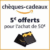 Offre Découverte : 5€ offerts pour l’achat de 50€ de chèques-cadeaux