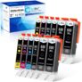 12 Cartouches d’encre compatible pour Canon