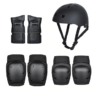 Casque+équipements de protection pour mains et jambes