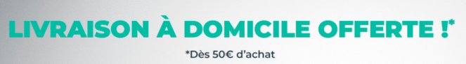 Livraison à domicile offerte à partir de 50€ d’achat chez Cdiscount