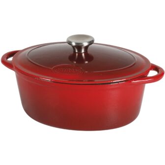 Cocotte ovale 4L en fonte induction