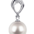 Collier J.Rosée Argent 925 avec pendentif en forme de losange