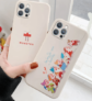 Coque avec personnage de dessin animé pour iPhone