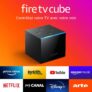 Découvrez Fire TV Cube, Mains-libres avec Alexa, lecteur multimédia en streaming 4K Ultra HD