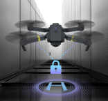 Drone Quadricoptère RC à Bras Pliable – Caméra Grand Angle HD