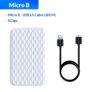 ORICO 2.5 Inch HDD Case SATA 3.0 to USB 3.0 5 Gbps 4TB HDD SSD Enclosure Support UASP HD External Hard Disk Box Black/White – White