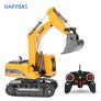 2.4Ghz 6 Channel RC Excavator toy RC Engineering Car Alloy and Plastic Excavator RTR For Kids Christmas Gift – Without battery