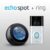 Amazon Echo Spot, Noir + Ring Video Doorbell 2