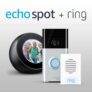 Echo Spot – Noir plus Ring Video Doorbell 2 avec Chime