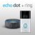Nouvel Echo Dot – Anthracite plus Ring Video Doorbell 2