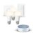 Amazon Echo Dot (2ème génération), Blanc + Kit de démarrage Philips Hue White
