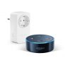 Amazon Echo Dot (2ème génération), Noir + Amazon Smart Plug (Prise connectée WiFi), Fonctionne avec Alexa