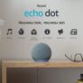 Nouvel Echo Dot (4e génération), Enceinte connectée avec Alexa, Bleu-gris