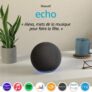 Précommande Echo (4e génération), Anthracite + Ampoule connectée Philips Hue