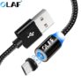 OLAF LED Micro USB Fast Charge For Xiaomi For Samsung Mobile Phone Magnetic Charger Cord