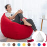 NESLOTH 90*110cm Soft Bean Bag Chairs Couch Sofa Cover Indoor Lazy Sofa For Adults