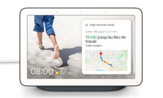 Enceinte intelligente Google Nest Hub Charbon