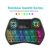 I9 Plus Mini 2.4GHz Keyboard Colorful Backlight Fly Air Mouse Wireless Keyboard With Touchpad Remote Control Work For Android TV
