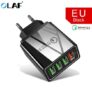 OLAF Quick Charge 3.0 USB Charger QC3.0 QC Fast Charging Mobile Phone Charger for iPhone Samsung – Black EU