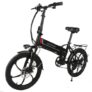 Samebike 20LVXD30 Smart Folding Electric Moped Bike E-bike  – Black EU plug