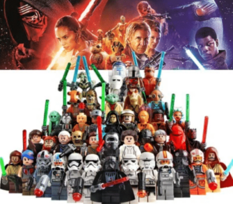 43 pièces STAR figurines