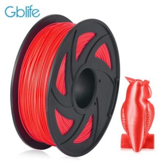 Filament 3D pla 1.75mm Rouge 1kg bobine pla Gblife couleur brillante haute...