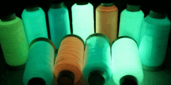 bobines lumineux à broder en machine Polyester 3000 mètres