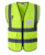 Gilet jaune réfléchissant avec poches