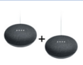 40€ de remise immédiate pour l’achat de deux Google Mini chez Darty