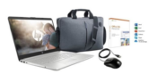 HP PC Portable 15-dw0080nf – 15.6″ Disque dur 1To + SSD 128Go + Sacoche + Souris + Office