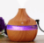Humidificateur de lampe de nuit à DEL à grain de bois USB, livraison gratuite