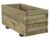 Jardiniere bois rectangulaire 120cm