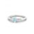 DIAMANT L´ETERNELLE Bague – Or blanc – Diamant – Topaze