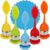 Anpro 5PCS Ensemble de Infuseur de Thé Silicone