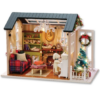 Kit de maison de poupée miniature de Noël bricolage