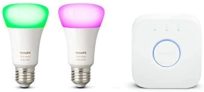 Pack de 2 + pont de connexion Philips Hue