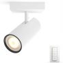 Philips Hue White Ambiance BURATTO Spot 1 x 5,5 W – Blanc (télécommande incluse)