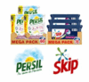 Jusqu’à -34% sur une sélection de lessives Skip, Persil, Cajoline