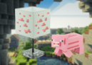 LOT MINECRAFT : LAMPE + TIRELIRE COCHON À 44,99€