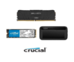 Jusqu’à -35% sur une sélection de produits Crucial