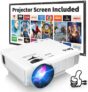 Mini Projecteur 3800 Lumens Blanc