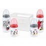 Soldes d’été 2020: NUK Set 4 biberons & casier Mickey