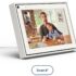 Table Basse Portable avec Enceinte Bluetooth, Chargeur Induction sans Fil et Port de Charge USB